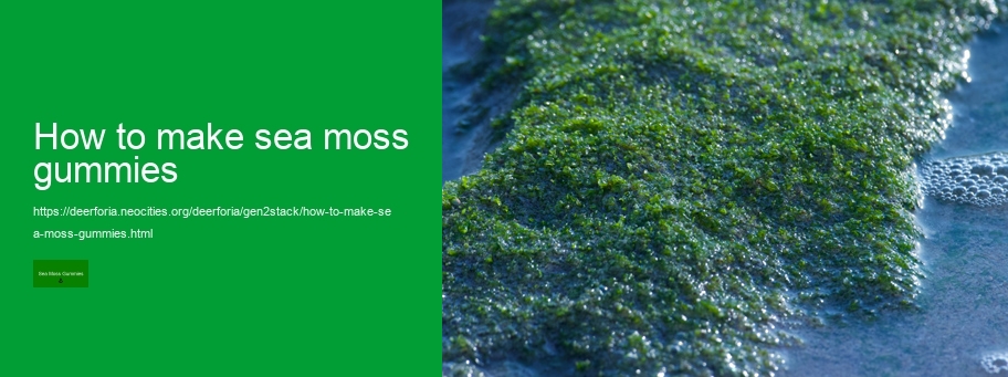 how many sea moss gummies to take